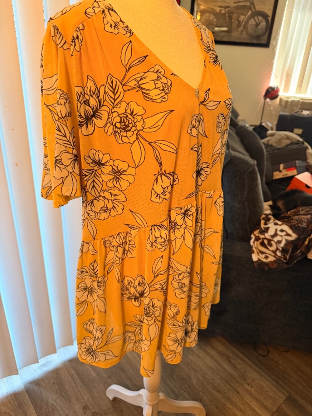 Summer, Yellow Blouse